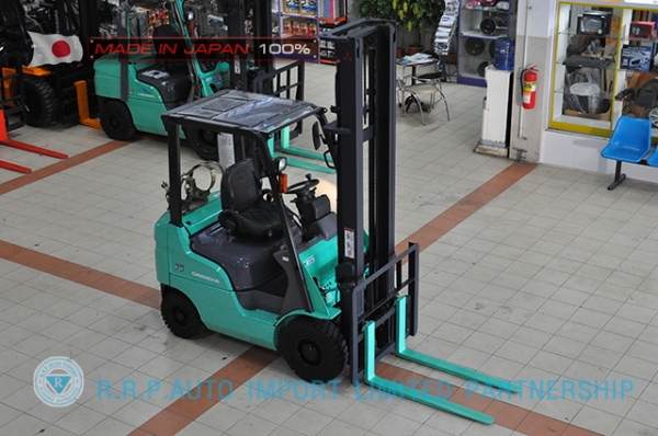 ขายรถโฟล์คลิฟท์มือสอง MITSUBISHI รุ่น FG15T-51216 นำเข้าจากประเทศญี่ปุ่น 100\% ไม่เคยใช้งานในประเทศไทย