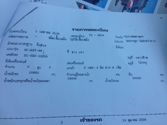 ขายด่วน 10 ล้อ หัวลาก HINO3M พร้อมใช้งานทันที