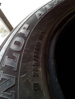 265/65R17 DUNLOP GRANDTREK AT22 ชุด 4 เส้น tel. 081-427-3941 265/65R17 DUNLOP GRANDTREK AT22 ชุด 4 เส้น tel. 081-427-3941
