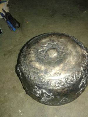 ขันเงินแท้มือสอง