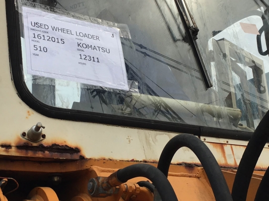 รถตัก Komatsu 510 *กรองคู่ นำเข้าจากญี่ปุ่น โทร. 080-6565422 (หนิง)