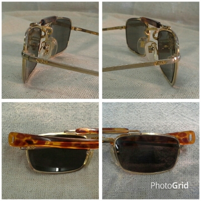 แว่นตาวินเทจเสืออากาศอเมริกัน ตัวจ่าฝูง! AO Skymaster Pilot handmade in USA หายาก!