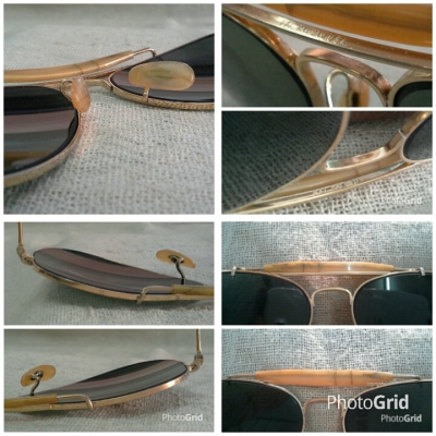 แว่นตาวินเทจนายพลแมคอาร์เธอร์ ชุมนุมที่สุดแห่งที่สุด! หายาก! Original B&amp;L RAY-BAN USA
