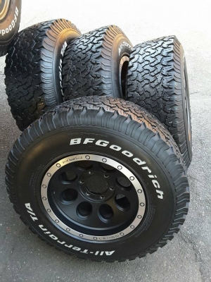 Lenso Max1 + BF All USA.265/75/16 ปลายปี12 สวยๆ 1ชุด Lenso Max1 + BF All USA.265/75/16 ปลายปี12 สวยๆ 1ชุด