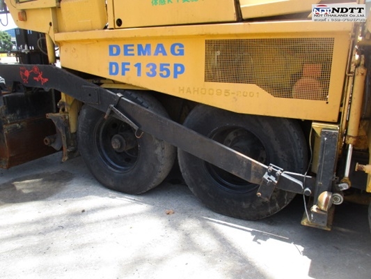 โล๊ะๆ ถูกๆ ขายรถปูยาง DEMAG DF-135P #32135 ปูได้ 6m พร้อมตัวต่อ 8.5m นำเข้าจากญี่ปุ่น  062-709-1748 ธีรเทพ