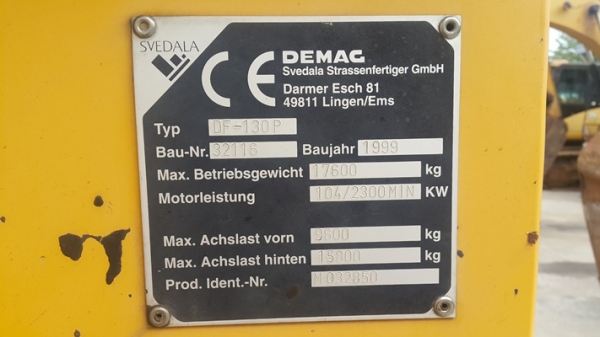 ถูกๆ DEMAG DF130P #32116 ปูได้ 6 m พร้อมตัวต่อ 8.5m นำเข้าจากญี่ปุ่น 092-929-9942 ธีรเทพ (แบงค์)