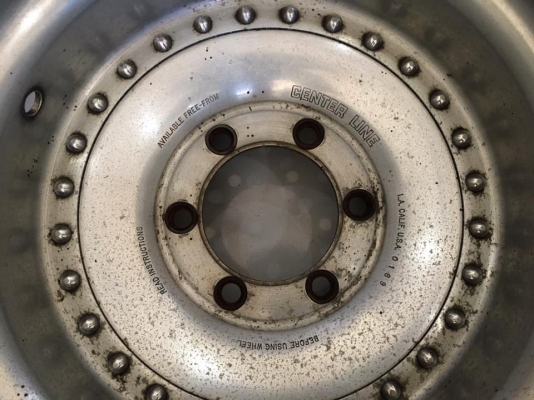 ล้อตัน CENTERLINE ขอบ15x8.5 ET-35 6รูกระบะ ลึก 5 นิ้ว ประมูลญี่ปุ่น