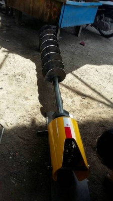 มอเตอร์เจาะดินปักเสาไฟฟ้า เสารั้ว เสาเข็ม ฯลฯ