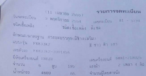 หกล้อ อีซูชุ Dega 210โบว์ ปี54 ข่วงยาว 6.50ม สภาพดีสวยจัดบางเดิมทั้งคัน พร้อมใช้ ทะเบียนพร้อมโอน