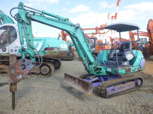 Komatsu PC25-1E เก่าญี่ปุ่น พร้อมหัวกระแทก นำเข้าเองจากญี่ปุ่น ถึงไทยเร็วๆนี้