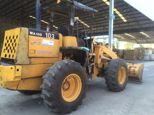 ขายรถตักล้อยางมือสอง KOMATSU WA100-5 สนใจติดต่อคุณรัตนศักดิ์ 081-7621704