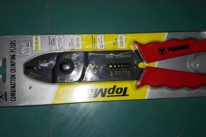 ขายคีมย้ำสายไฟ TOPMAN MADE IN JAPAN.ใหม่เก่าเก็บ