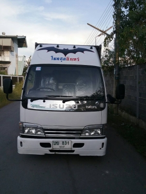 ISUZU NKR 4 ล้อไม่ติดเวลา 100 แรง เครื่องดี แอร์เย็น คัสซีสวย