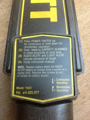 เครื่องตรวจโลหะ