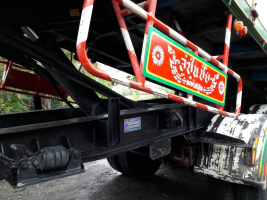ขายหางพ่วง3เพลาแท้ ดั้มได้ กระบะปรีเนียมอู่ซุ่นชัย ยาว6.80 ม.
