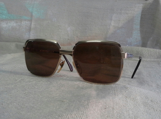 แว่นตาเยอรมันโกลด์ฟิลด์ทศวรรษ 1960s Vintage OPTURA handmade in Germany