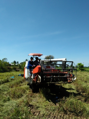 ขายรถเกี่ยวข้าวอุ้มคูโบต้า 68g