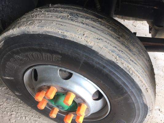 22ล้อแม่ลูกดั้ม360แรงปี55..เฟืองช้ายางสวยเต็ม รถร้านวัสดุก่อสร้างใช้ทุกหิน ทรายเท่านั้น ไมล์น้อย แค่1.8แสนกว่าๆ