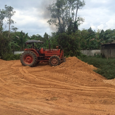 รถไถ KUBOTA M8950DTF ,มีผานดันหน้า เอกสารเล่มทะเบียน รถพร้อมใช้