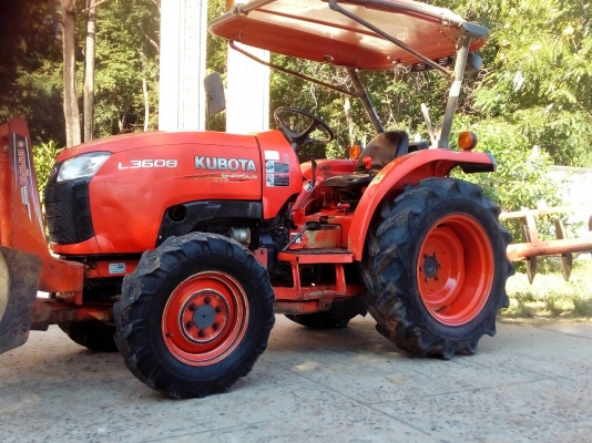 มาแล้วนางฟ้าครับ คูโบต้า L3608 สภาพพร้อมใช้งาน ปี 56 พร้อมลุยกันไปเลย  รถไม่เคยทำสีครับ