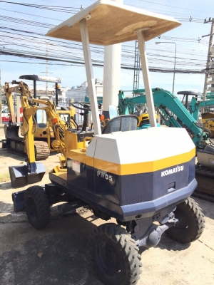 รถขุด ล้อยาง Komatsu PW05 เก่าญี่ปุ่นแท้ๆ