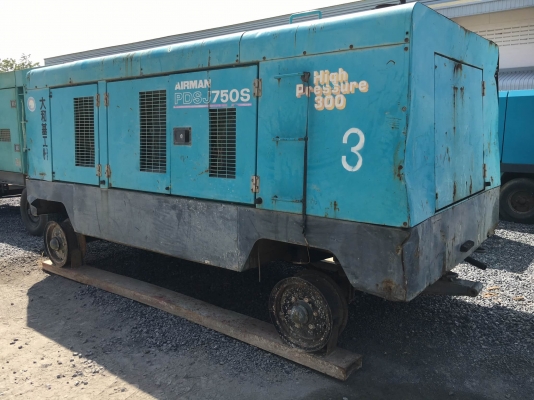 เครื่องปั๊มลม 21 บาร์ : Airman PDSJ750S High Pressure Compressor 750CFM โทร. 080-6565422 (หนิง)