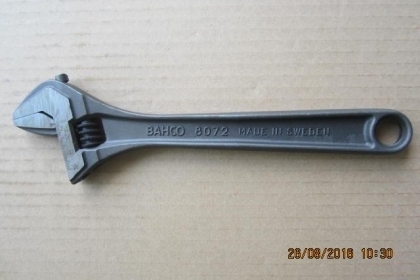 ขายประแจเลื่อน BAHCO ergo8072  10" MADE IN SWEDEN.ใหม่เก่าเก็บ