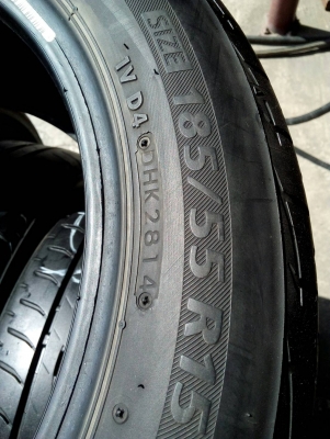185/55R15  BRIDGESTONE ECOPIA EP200 ปี14 ชุด 4 เส้น  tel. 081-427-3941