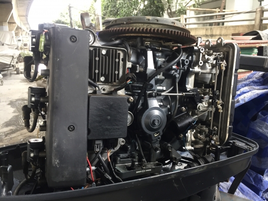 ขาย yamaha 75cv เร่งจานเก่าญี่ปุ่น