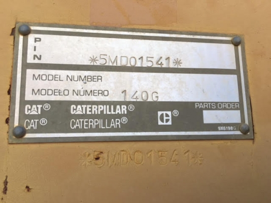 รถเกรด Caterpillar 140G#5MD01541 *USA สั่งนำเข้าโทร. 080-6565422 (หนิง)