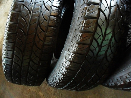 ยางออล A/Tกระบะสูง16 โยโกฮาม่า265-70-R16 ลงพื้นปี14 (4เส้น3,500)ดอกหนา1เซ็น