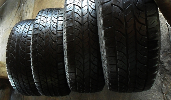 ยางออล A/Tกระบะสูง16 โยโกฮาม่า265-70-R16 ลงพื้นปี14 (4เส้น3,500)ดอกหนา1เซ็น