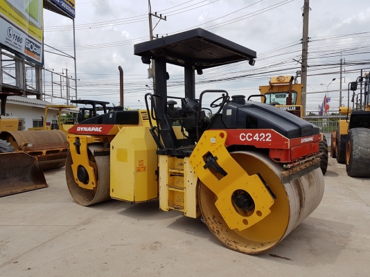 ขายรถบดอัดสั่นสะเทือน 10 ตัน DYNAPAC CC422 นำเข้าจากประเทศอเมริกา สภาพสวย ไม่เคยใช้งานในไทย ขายรถบดอัดสั่นสะเทือน 10 ตัน DYNAPAC CC422 นำเข้าจากประเทศอเมริกา สภาพสวย ไม่เคยใช้งานในไทย
