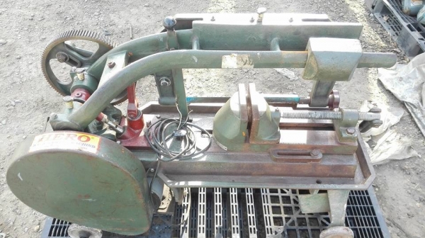 ** SOLD ** เลื่อยชัก HERO 14" ถาดกว้าง มีปั้มน้ำ ตุ้มครบ มอเตอร์ Mitsu ไฟบ้าน 220V สดแน่นมาเทสได้!!