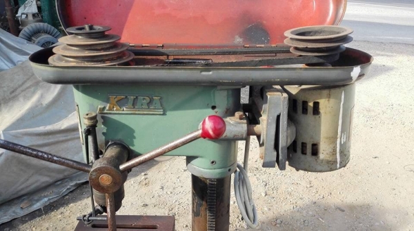 ** SOLD ** สว่านแท่นญี่ปุ่น KIRA Made in JAPAN 13 mm ไฟบ้าน 220V เดิมทุกจุดสดแน่นมาเทสได้!!