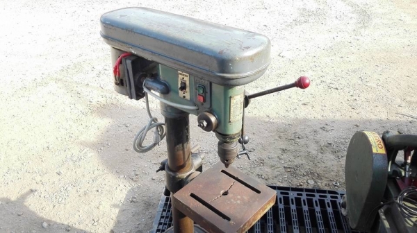 ** SOLD ** สว่านแท่นญี่ปุ่น KIRA Made in JAPAN 13 mm ไฟบ้าน 220V เดิมทุกจุดสดแน่นมาเทสได้!!