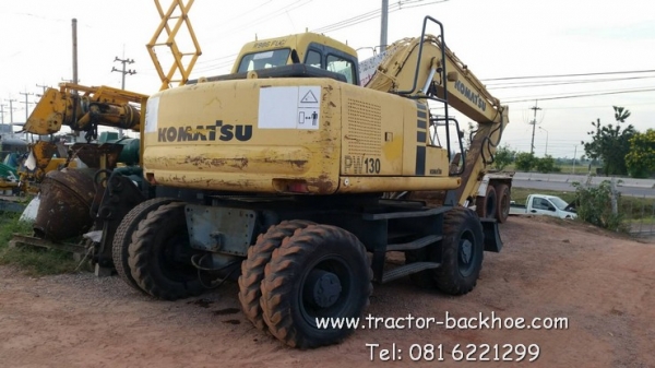 ขาย รถขุดล้อยาง KOMATSU PW130 สภาพยังสวยๆครับ เก่านอก ขาย รถขุดล้อยาง KOMATSU PW130 สภาพยังสวยๆครับ เก่านอก
