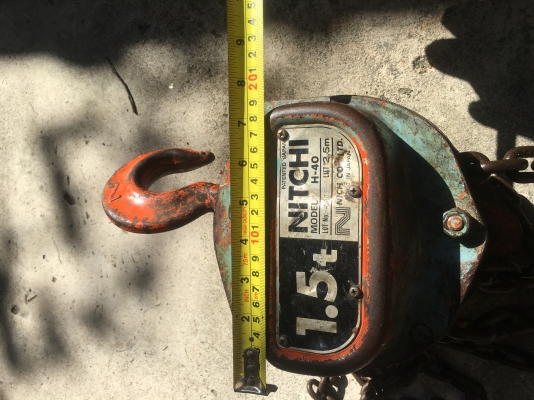 รอกโซ่ Nitchi 1.5T รอกโซ่ Nitchi 1.5T