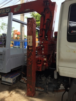 ขายเครนunic3.6ตัน2ชัก3ท่อนขาสูงยังติดกับรถอยู่