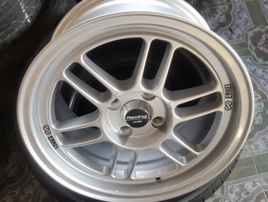 ขายล้อใหม่15 Rpf1 4รู100 ยางใหม่ 4 ล้อ