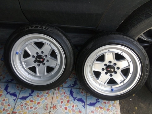 แม็กขอบ 15 กว้าง 8 ออฟ 20 ใส่รถ 4 รู 100 และ 114 พร้อมยาง แม็กขอบ 15 กว้าง 8 ออฟ 20 ใส่รถ 4 รู 100 และ 114 พร้อมยาง