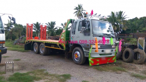 ขายรถสิบล้อ HINO 3M เครื่องเดิม 240 แรง 2 เพลา ปี 39 สโลด์ครบ แอร์พร้อม ยางดี หางต่อใหม่ ม.79