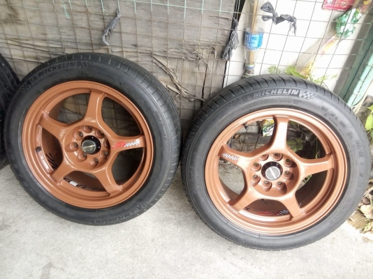 แม็กขอบ 15 ใส่รถ 4 รู 100 และ 114 ใส่ได้หลายรุ่น พร้อมยาง 6400 บาท แม็กขอบ 15 ใส่รถ 4 รู 100 และ 114 ใส่ได้หลายรุ่น พร้อมยาง 6400 บาท