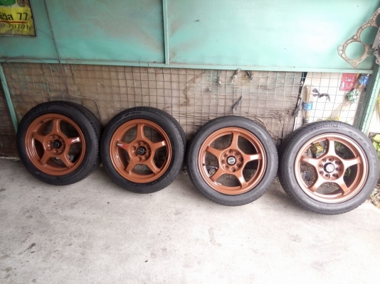 แม็กขอบ 15 ใส่รถ 4 รู 100 และ 114 ใส่ได้หลายรุ่น พร้อมยาง 6400 บาท