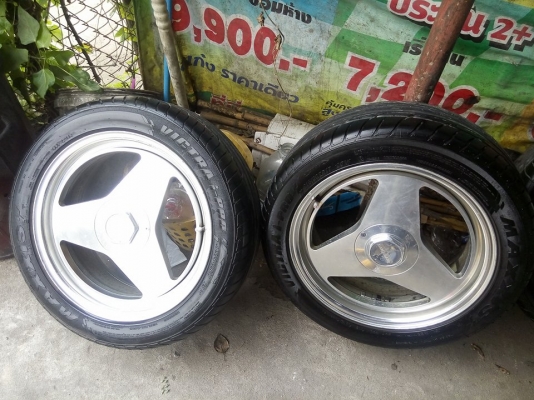 แม็กแท้เจแปน ลาย 3 ก้าน พร้อมยางปลายปี 15 แม็กแท้เจแปน ลาย 3 ก้าน พร้อมยางปลายปี 15