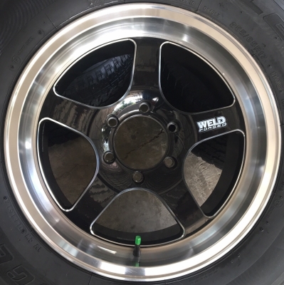ล้อแม็ก WELD FORGED ขอบ 17 พร้อมยาง 255-65-17