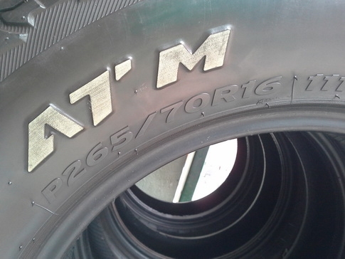 Hankook AT-M 265-70-16 ปี13 สภาพสวยๆ 1ชุด Hankook AT-M 265-70-16 ปี13 สภาพสวยๆ 1ชุด