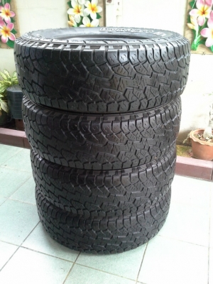 Hankook AT-M 265-70-16 ปี13 สภาพสวยๆ 1ชุด Hankook AT-M 265-70-16 ปี13 สภาพสวยๆ 1ชุด