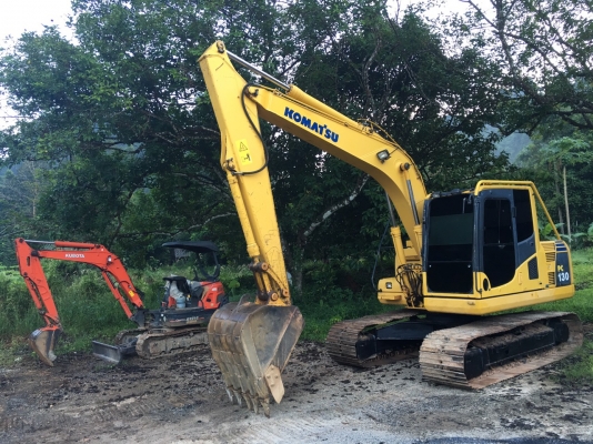ขายรถแบคโฮ KOMATSU PC130-8 เอกสารใบแจ้งจำหน่าย ไมล์ 6387 ชม.ราคา 1650000