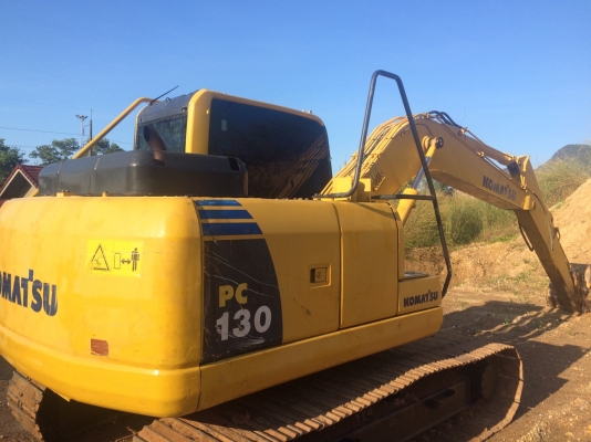 ขายรถแบคโฮ KOMATSU PC130-8 เอกสารใบแจ้งจำหน่าย ไมล์ 6387 ชม.ราคา 1650000